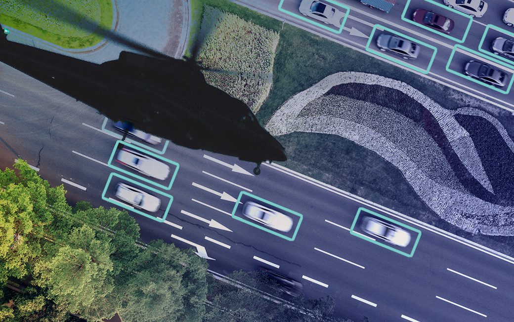Vehicle monitoring from the sky  